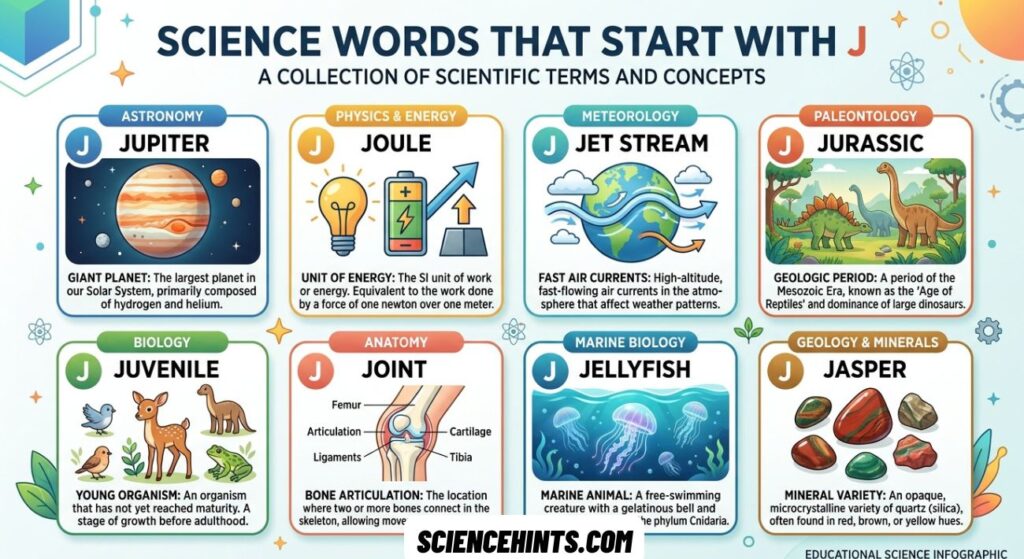Science Words That Start With J