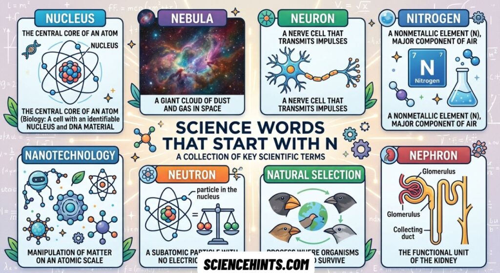 Science Words That Start With N