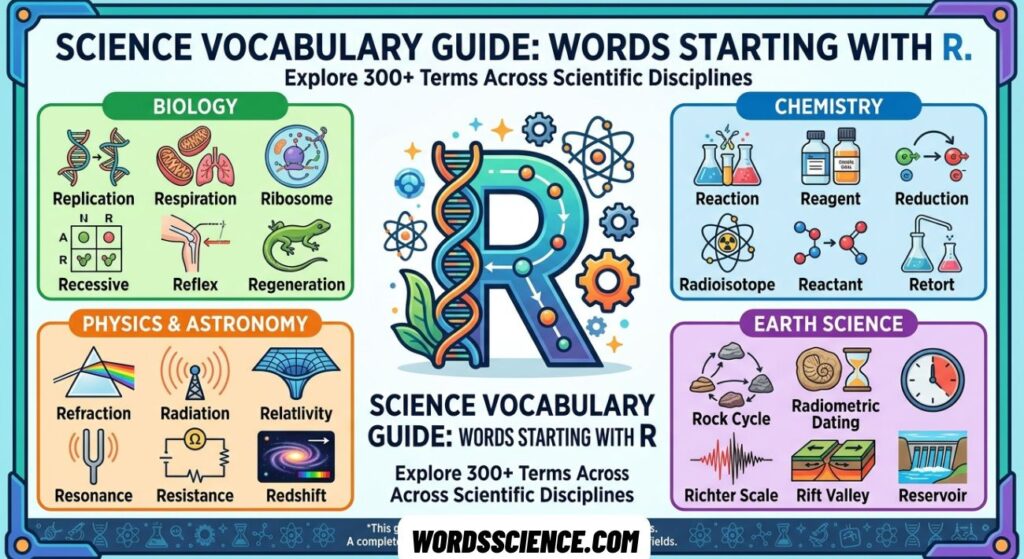 Science Words That Start With R