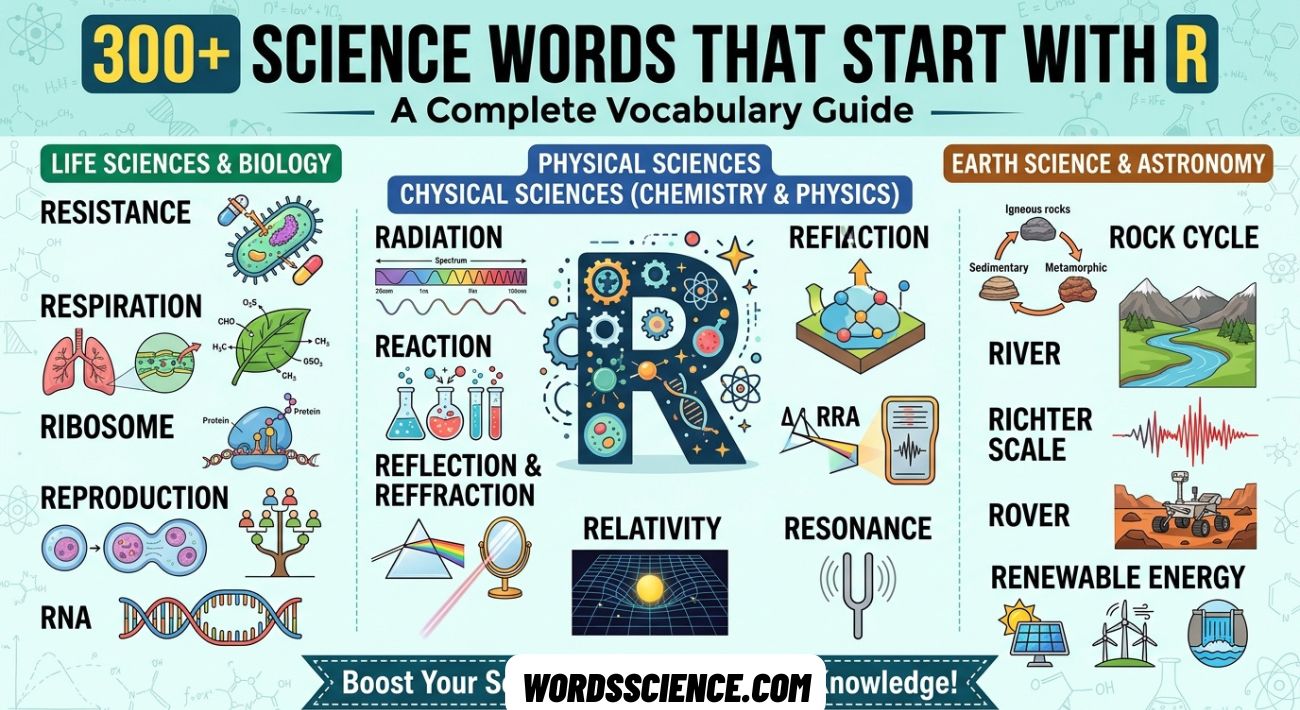 Science Words That Start With R
