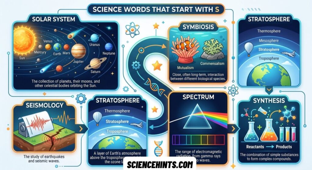 Science Words That Start With S