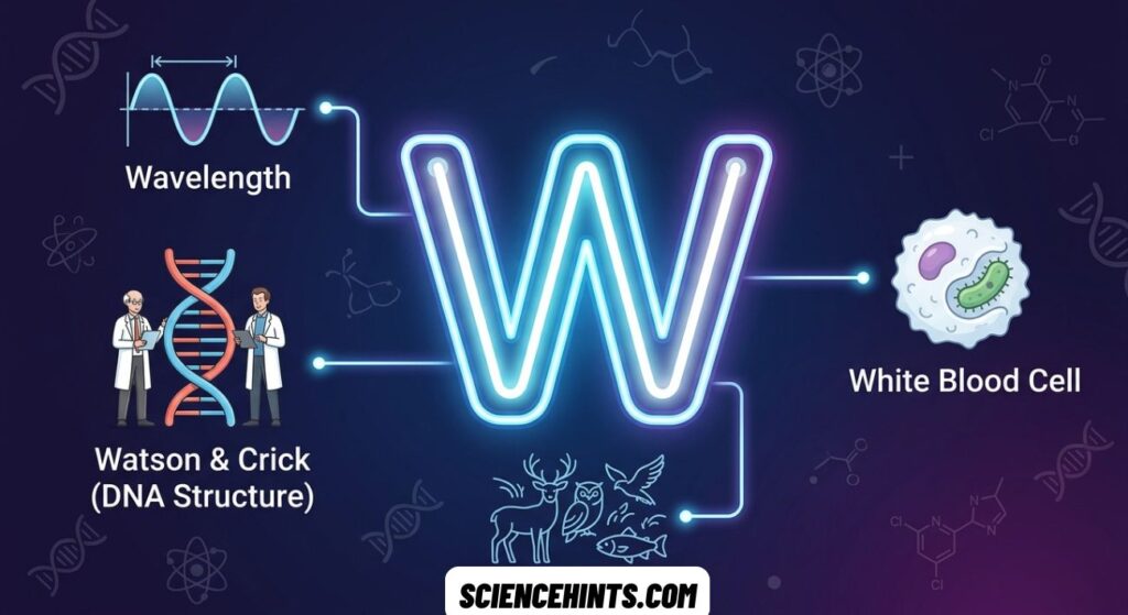Science Words That Start With W