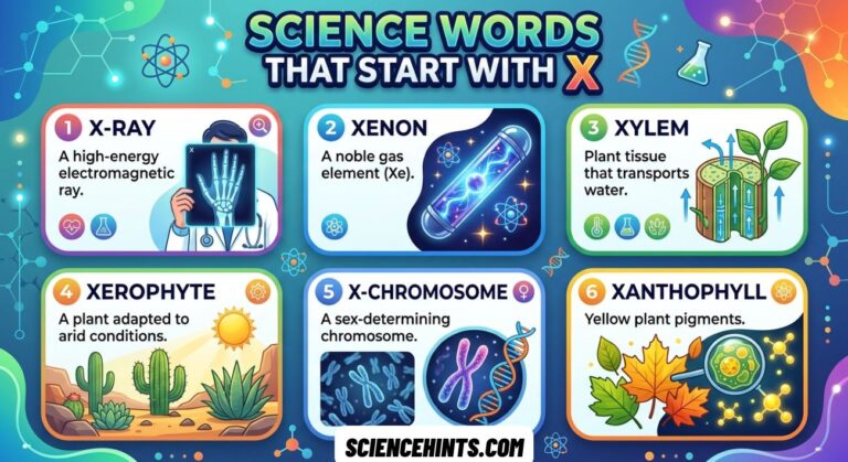 science-words-that-start-with-x
