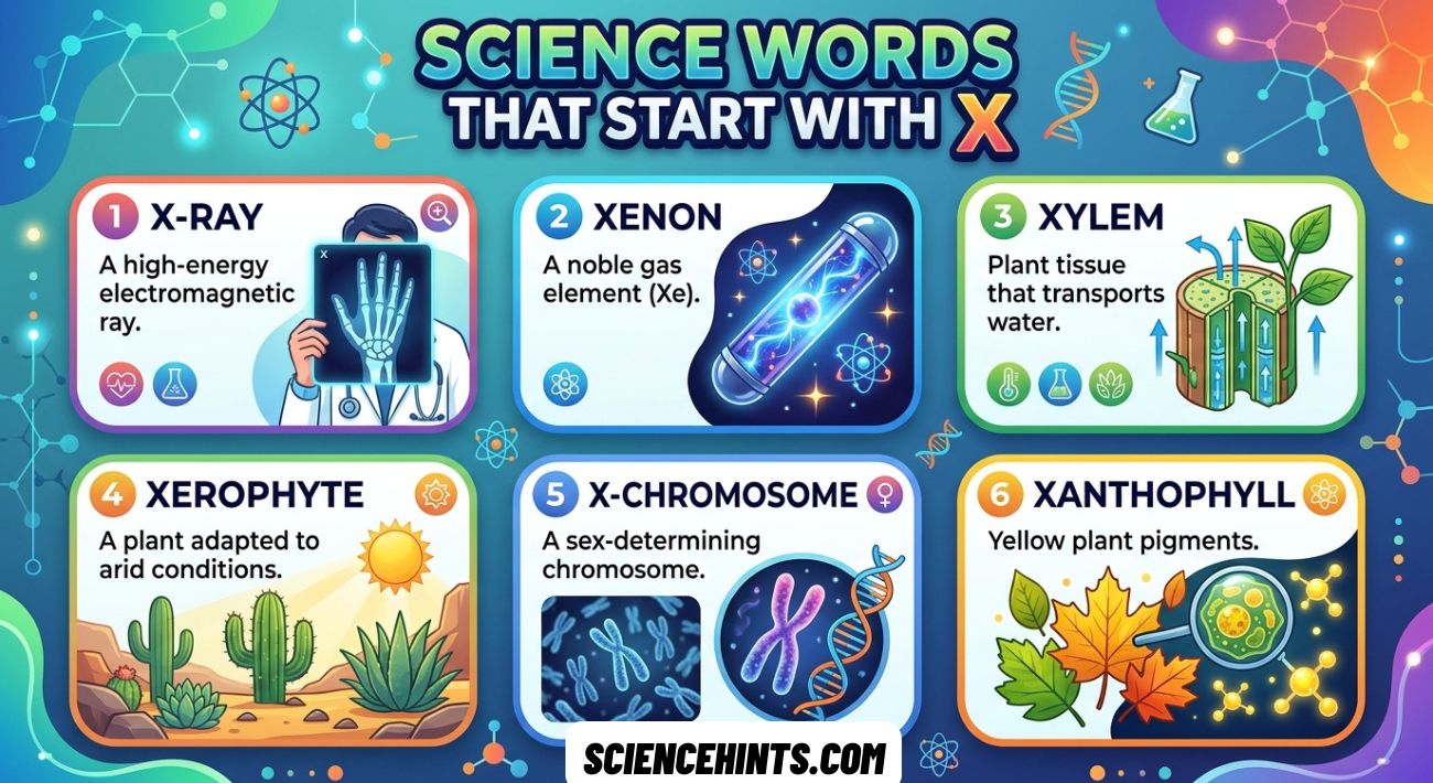 science-words-that-start-with-x